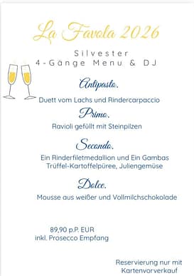 La Favola Silvester 2026 party